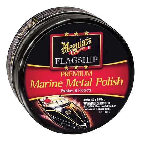 Meguiars Meguiar's M180406 Flagship Marine Metal Polish - 6 oz. M180406